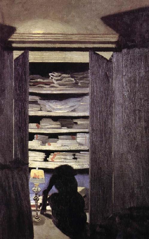 Felix Vallotton woman rummaging